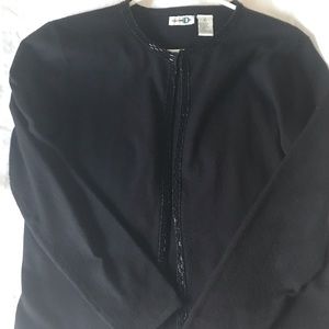 Paul Harris Design Open front black cardigan